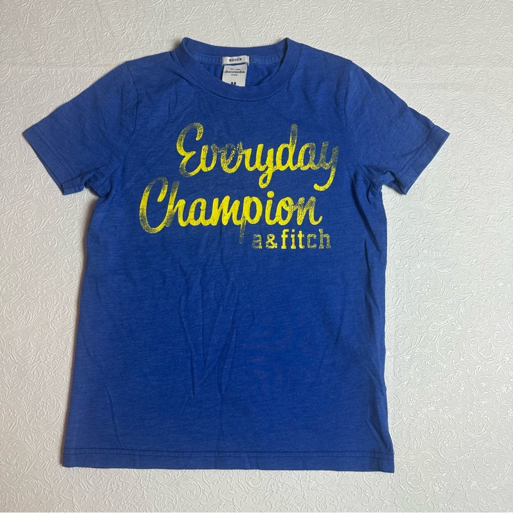 Abercrombie & Fitch Kids "Everyday Champion" T-Shirt, Blue, Size M